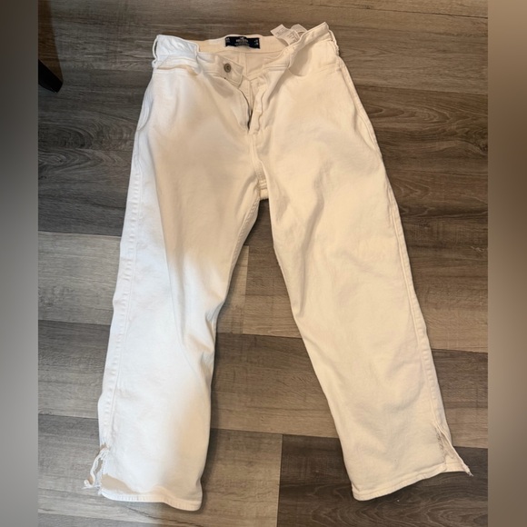 Hollister Denim - Hollister White Denim Pants Ultra High Rise Dad Jeans W32 L29